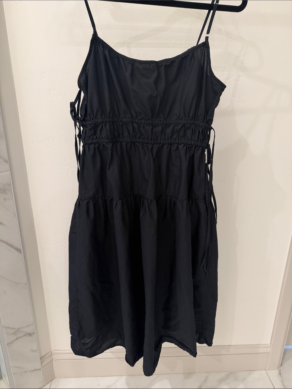 Universal Thread Black Spaghetti-Strap Midi Dress